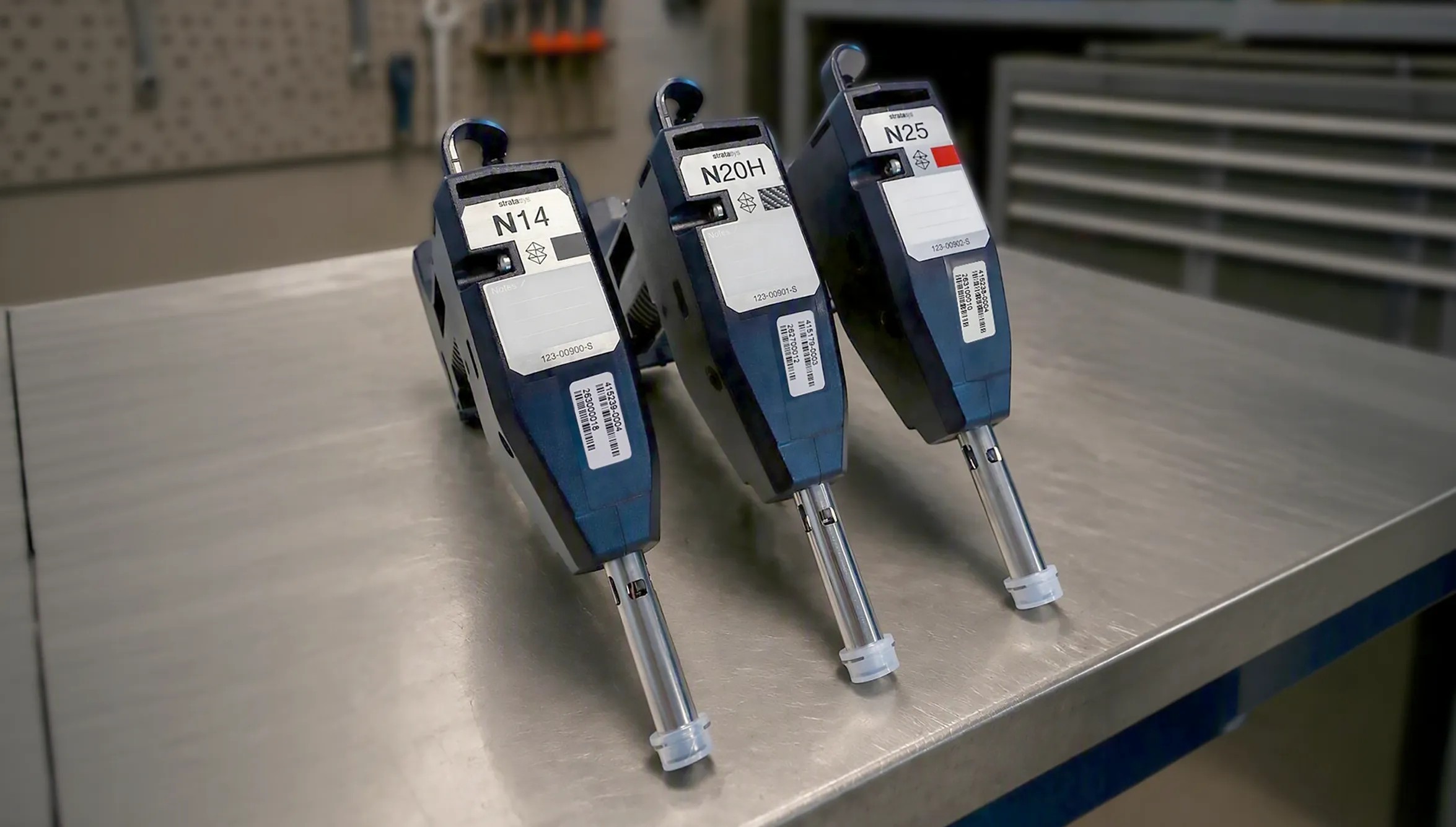 Stratasys F870 N-series print heads — Photo: Stratasys